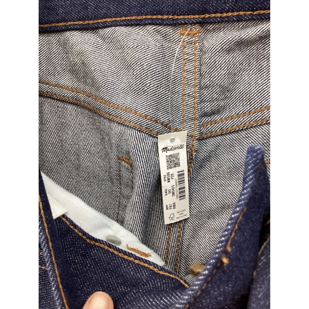 Madewell The Vintage Flare Jean High Rise Dark Wash Denim NW586 Size 28P - Picture 6 of 8